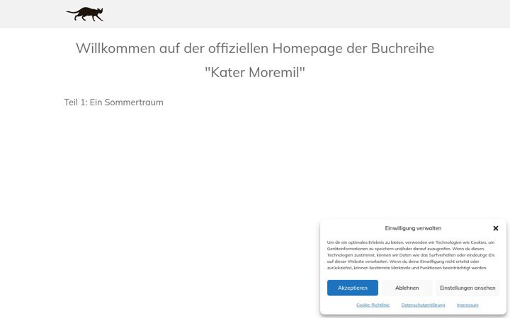 Screenshot of kater-moremil.de
