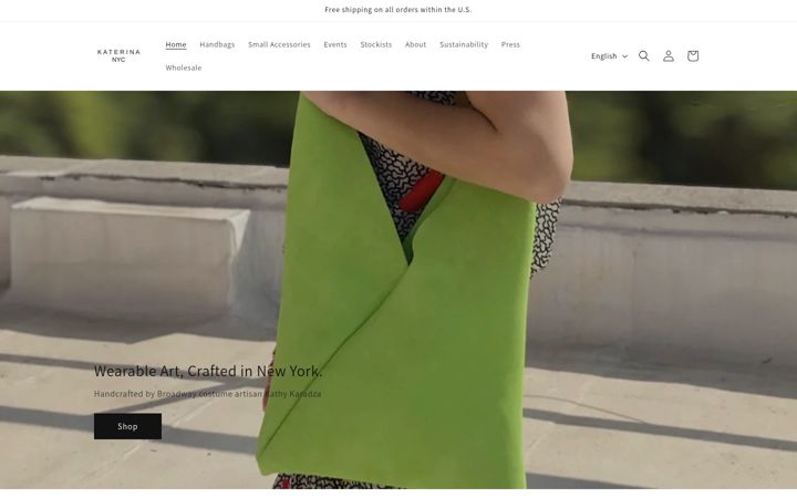 Screenshot of katerina-nyc.com
