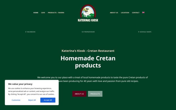 Screenshot of katerinas-kiosk.gr