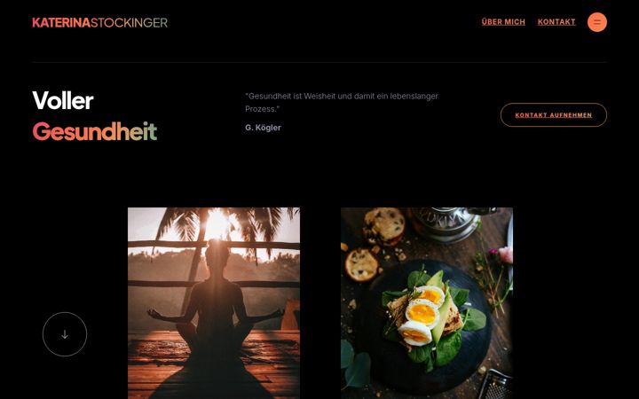 Screenshot of katerinastockinger.at