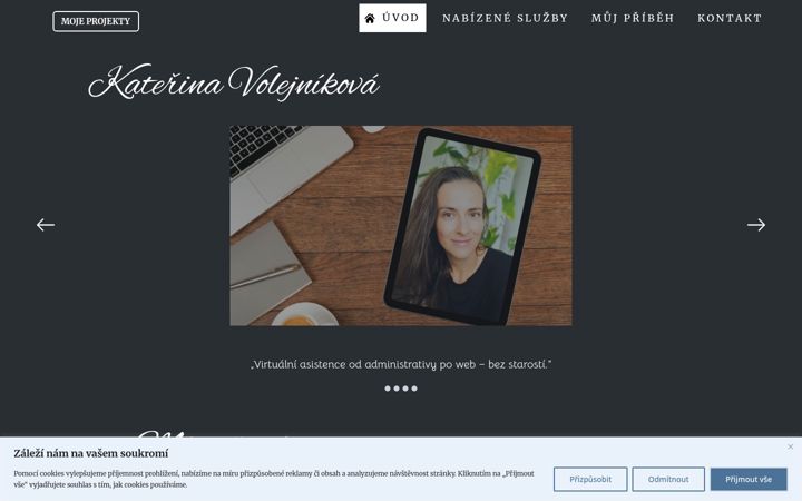Screenshot of katerinavolejnikova.cz