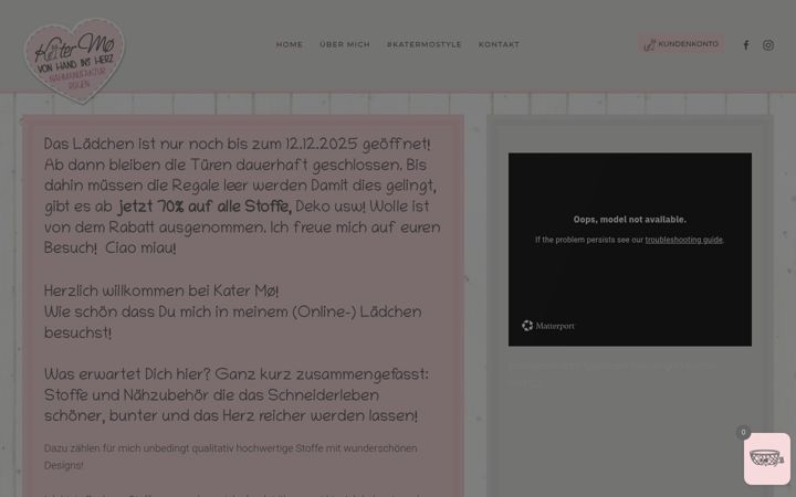 Screenshot of katermo.de