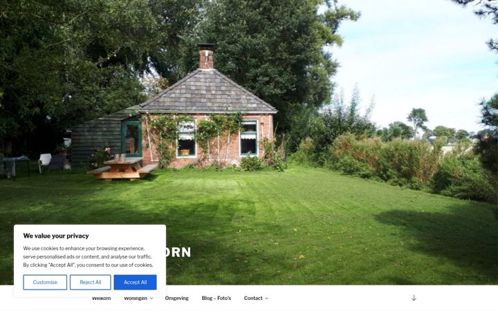 Screenshot of katershorn.nl