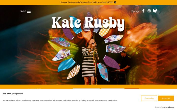 Screenshot of katerusby.com