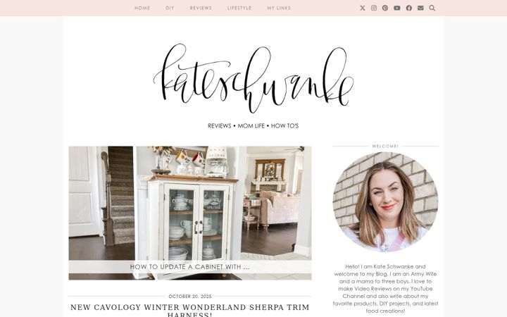 Screenshot of kateschwanke.com