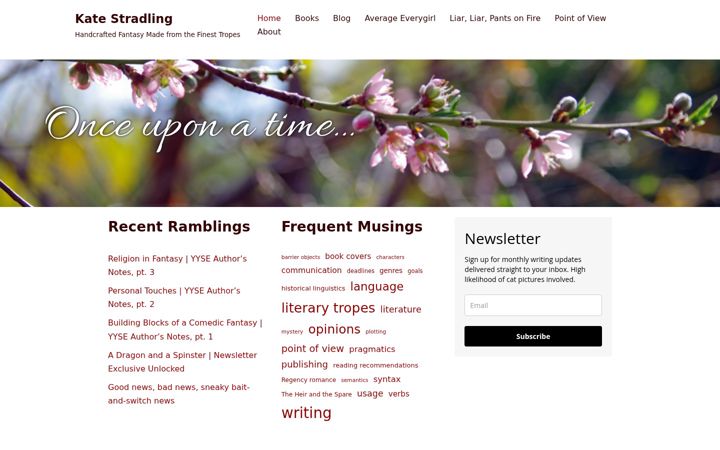 Screenshot of katestradling.com
