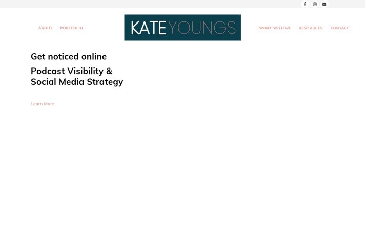Screenshot of kateyoungs.com