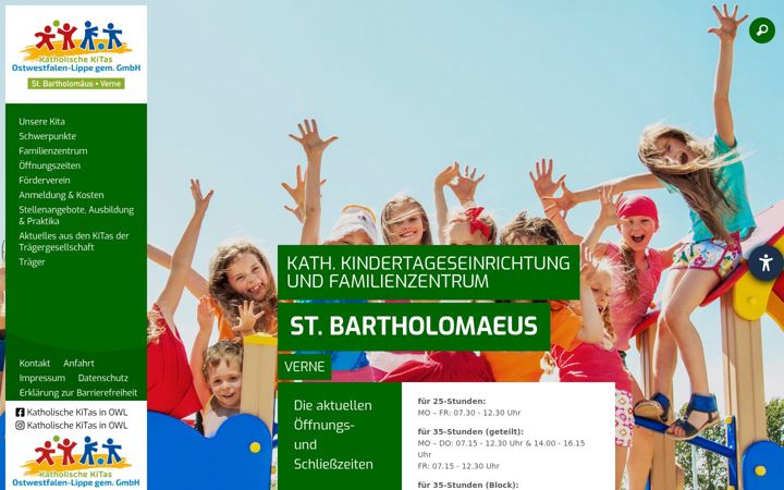 Screenshot of kath-kita-st-bartholomaeus-verne.de
