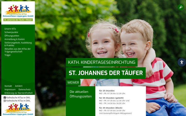 Screenshot of kath-kita-wewer.de