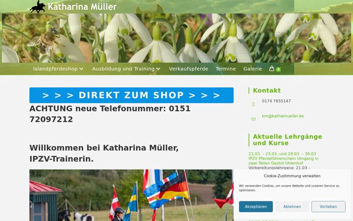 Screenshot of kathamueller.de
