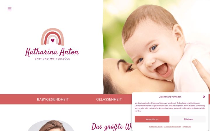 Screenshot of katharina-anton.com