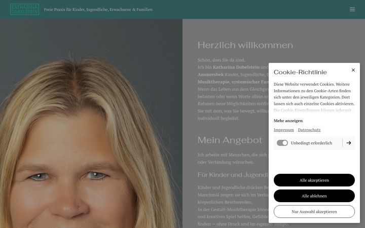 Screenshot of katharina-dabelstein.de