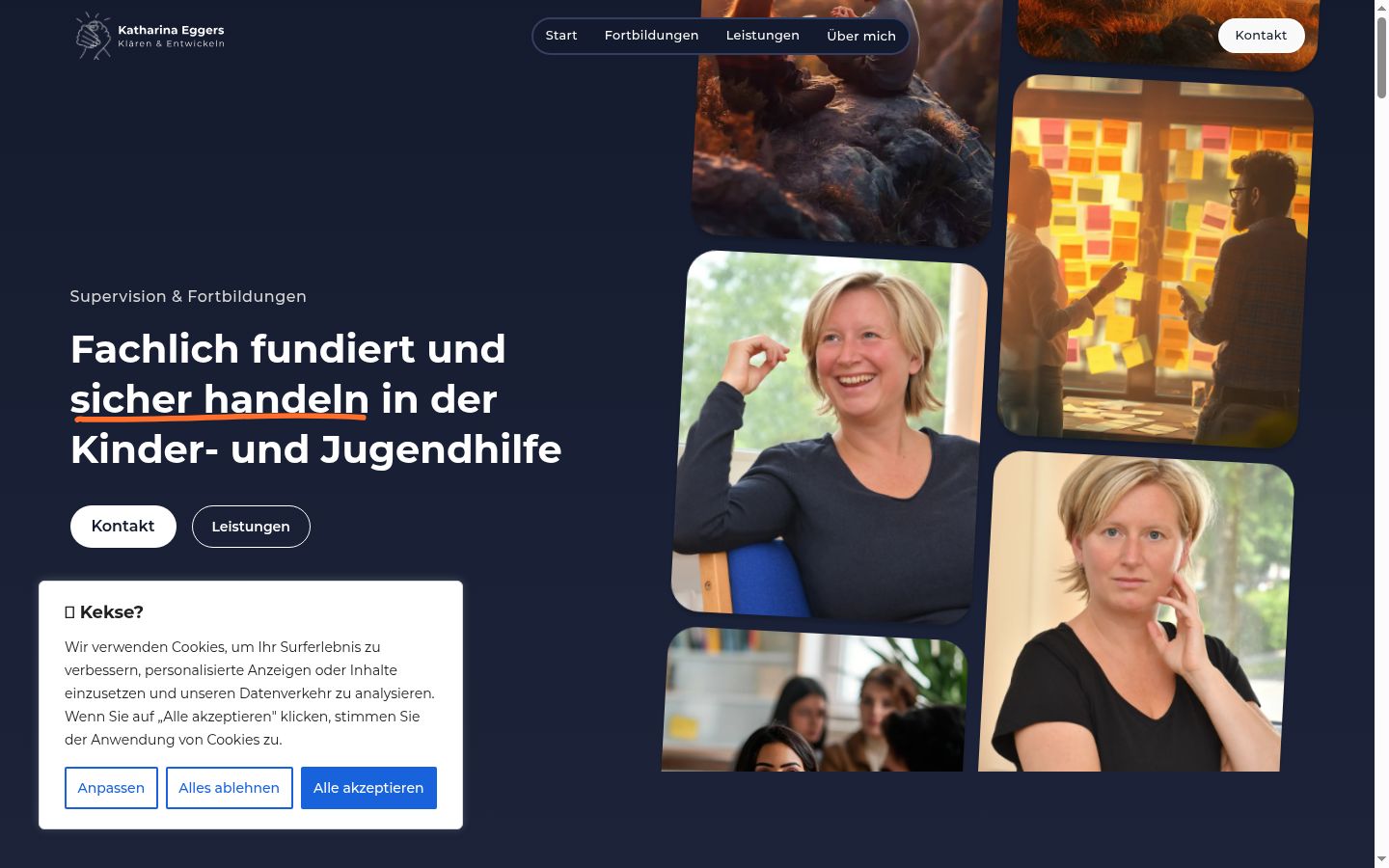 Screenshot van de toestemmingsbanner zoals getoond vóór enige interactie