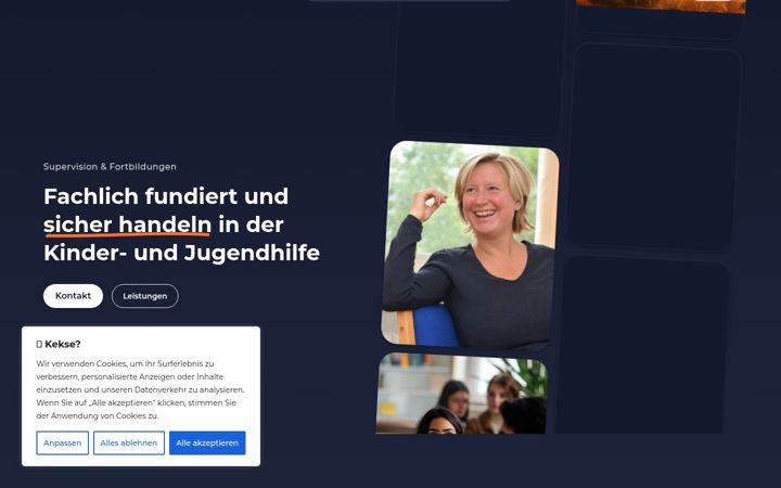 Screenshot of katharina-eggers.de