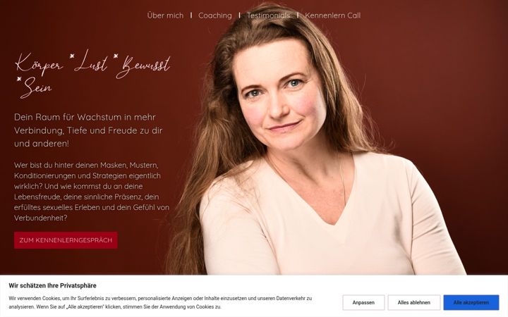 Screenshot of katharina-henkel.com