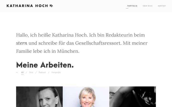Screenshot of katharina-hoch.de