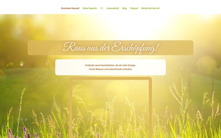 Screenshot of katharina-hopfner.de