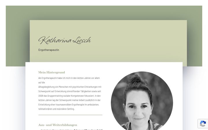Screenshot of katharina-liesch.de