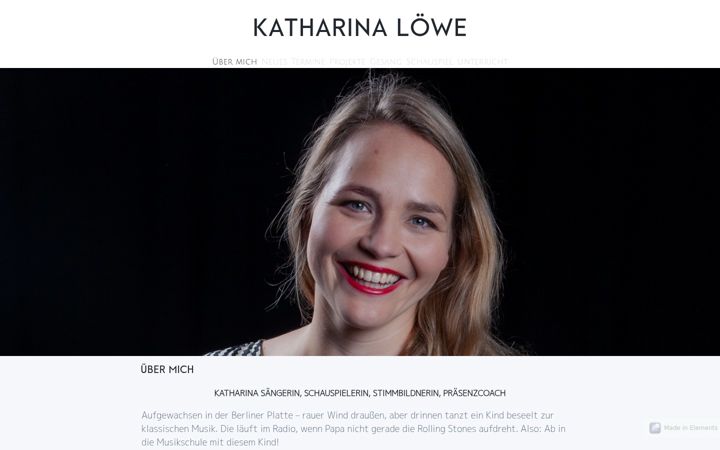 Screenshot of katharina-loewe.de
