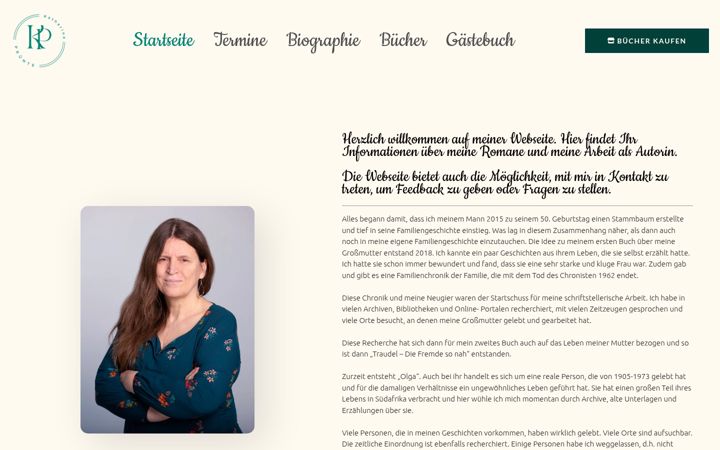 Screenshot of katharina-pruente.de