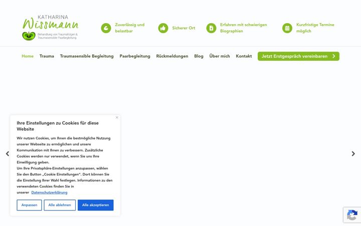 Screenshot of katharina-wissmann.ch