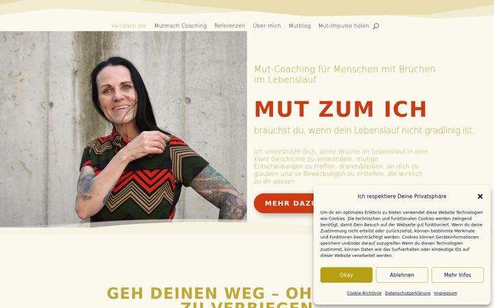 Screenshot of katharinaaemmerbechtel.ch