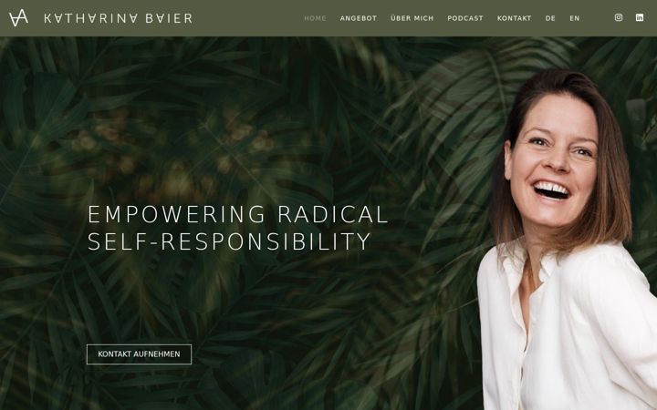 Screenshot of katharinabaier.at