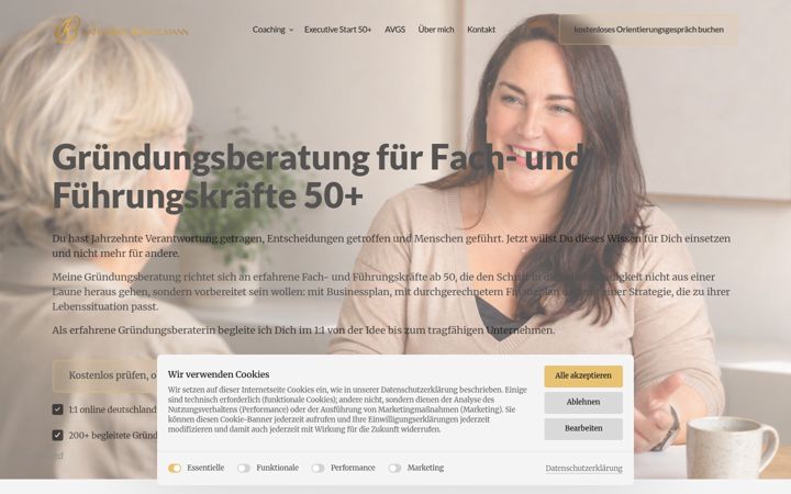 Screenshot of katharinabroekelmann.de