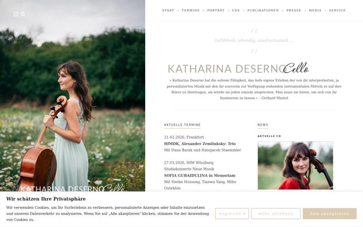 Screenshot of katharinadeserno.de
