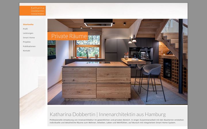 Screenshot of katharinadobbertin.de
