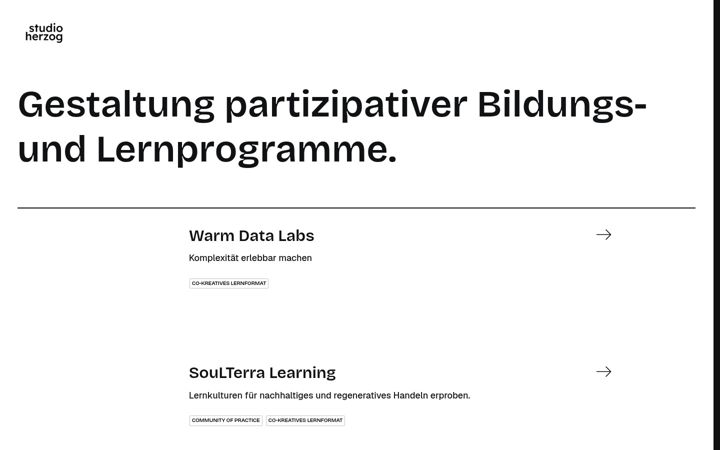 Screenshot of katharinaherzog.ch