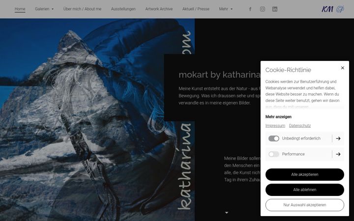 Screenshot of katharinamoser.com
