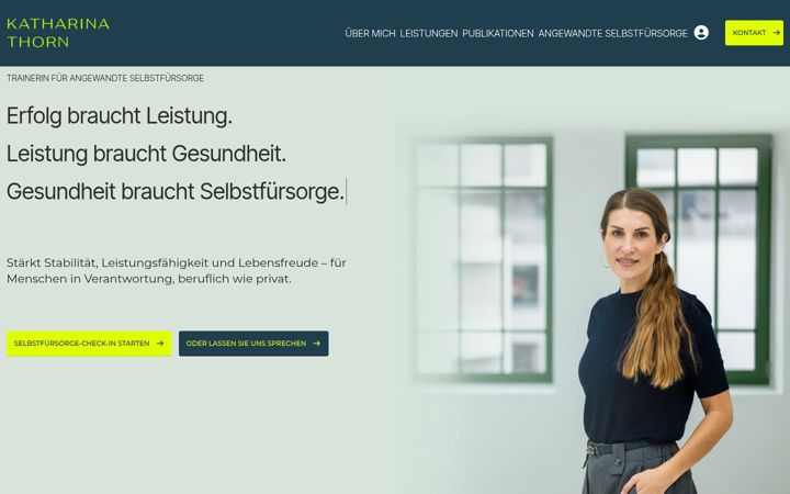 Screenshot of katharinathorn.com