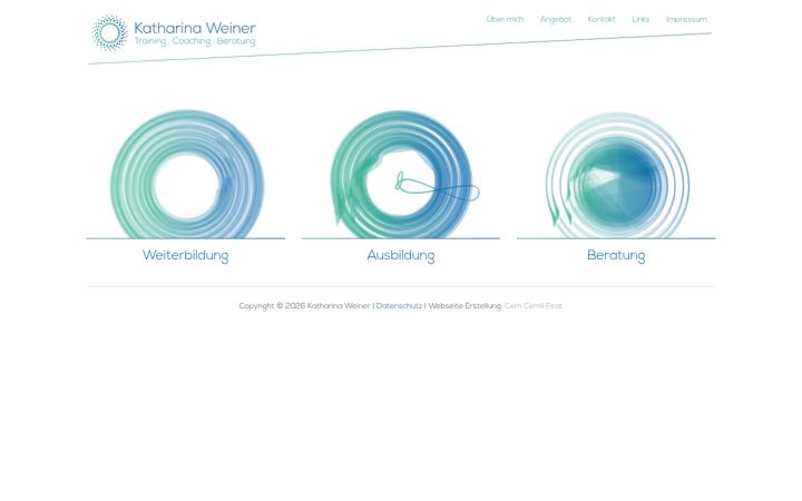 Screenshot of katharinaweiner.com