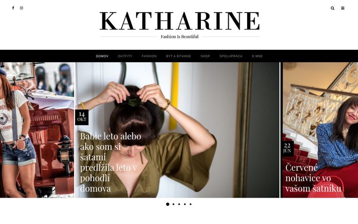 Screenshot of katharine-fashionisbeautiful.com