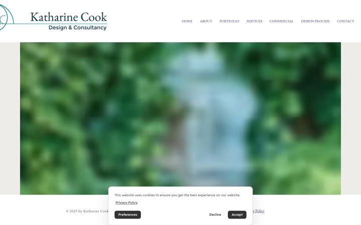 Screenshot of katharinecookdesign.com