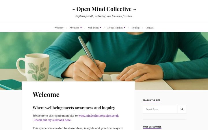 Screenshot of katharinejames.co.uk