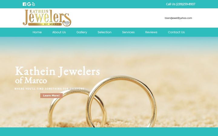 Screenshot of katheinjewelers.com