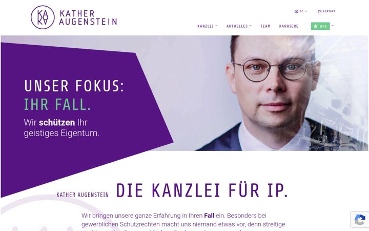 Screenshot of katheraugenstein.com