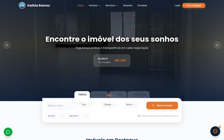 Screenshot of kathiaramos.com.br
