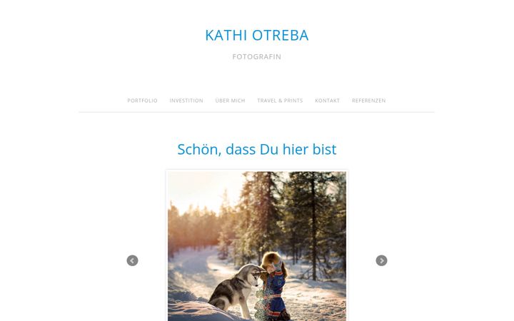 Screenshot of kathiotreba.com