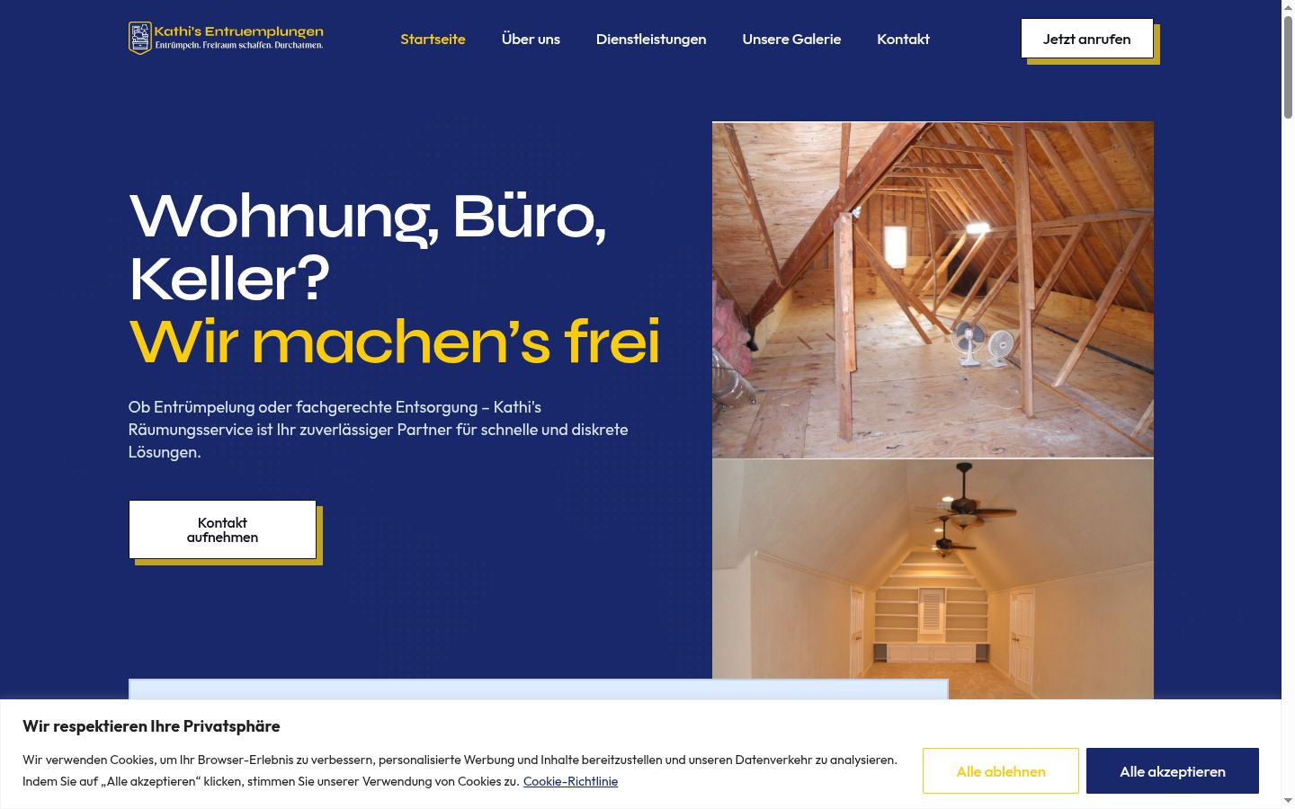 Sutikimo reklamjuostės, rodytos prieš bet kokią sąveiką, ekrano kopija