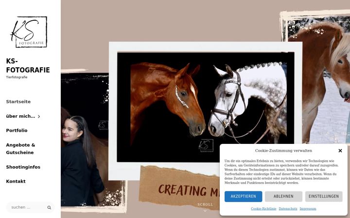 Screenshot of kathis-fotografie.de
