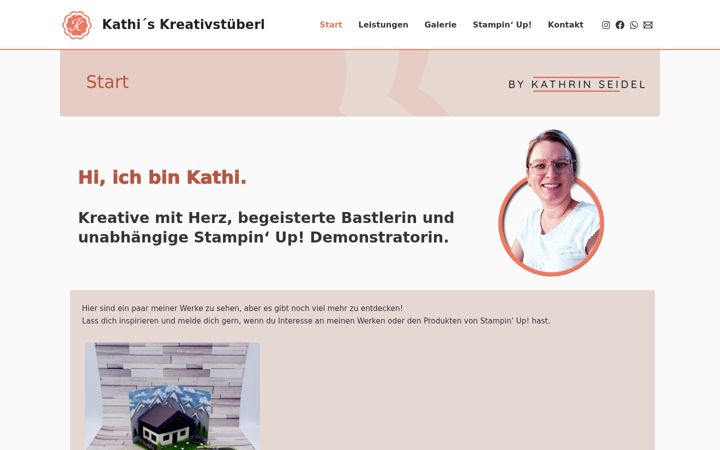 Screenshot of kathis-kreativstueberl.de