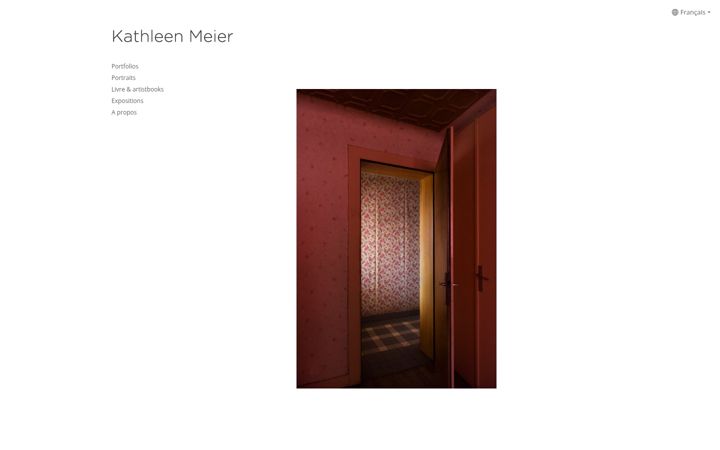Screenshot of kathleenmeier.fr