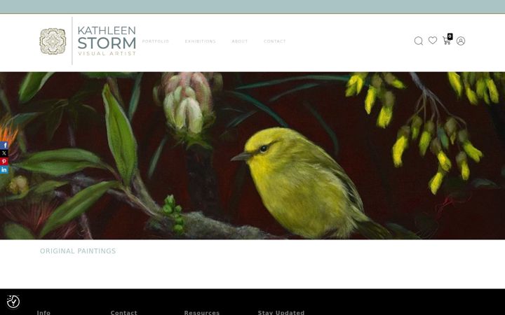 Screenshot of kathleenstorm.com
