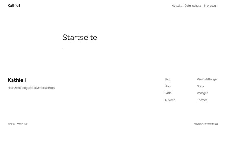 Screenshot of kathleil.de