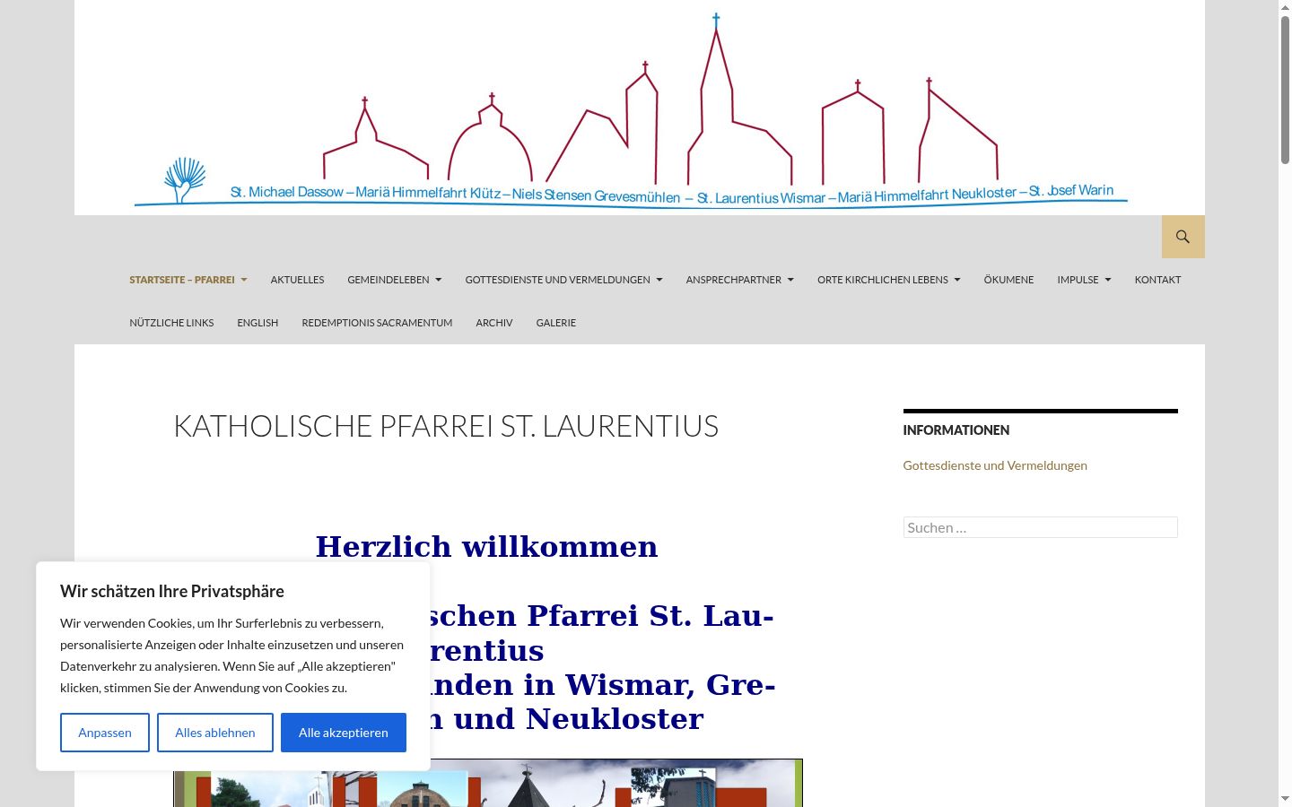 Screenshot van de toestemmingsbanner zoals getoond vóór enige interactie
