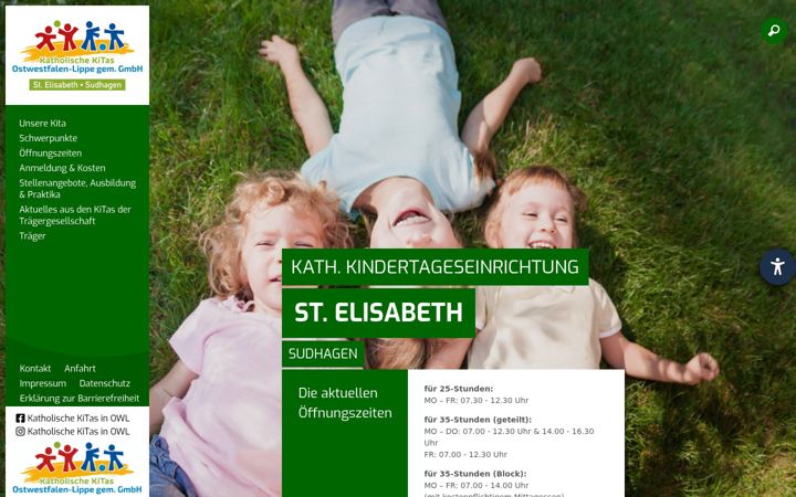 Screenshot of katholischer-kindergarten-sudhagen.de
