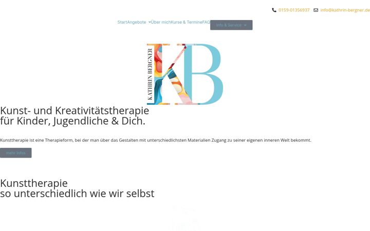 Screenshot of kathrin-bergner.de